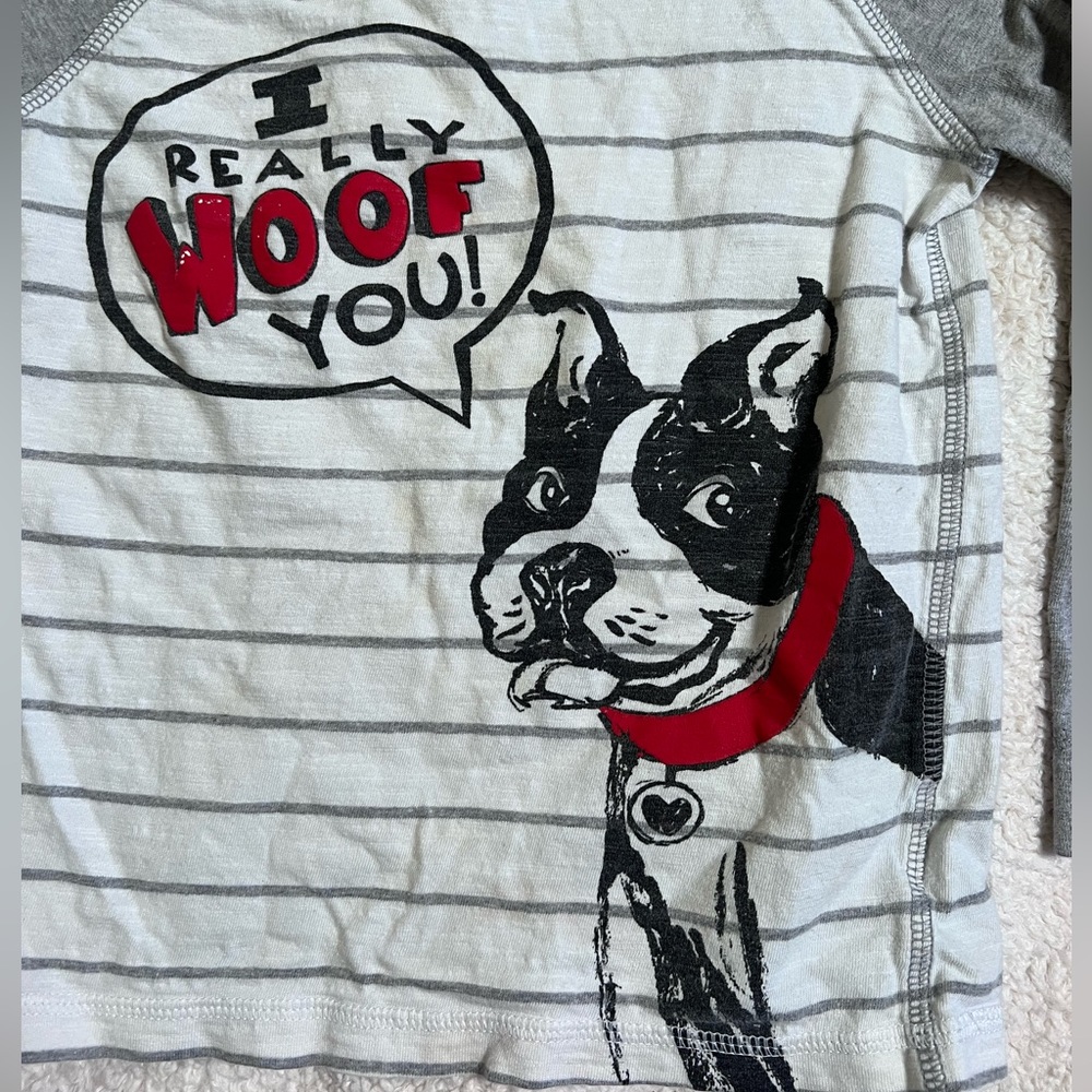 Old Navy ‘Woof You’ Boys Tee 4T - Picture 5 of 5